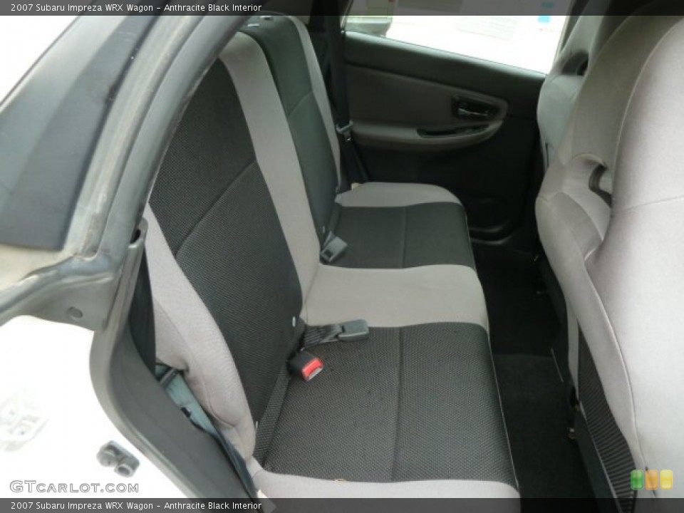 Anthracite Black Interior Photo for the 2007 Subaru Impreza WRX Wagon #64861226