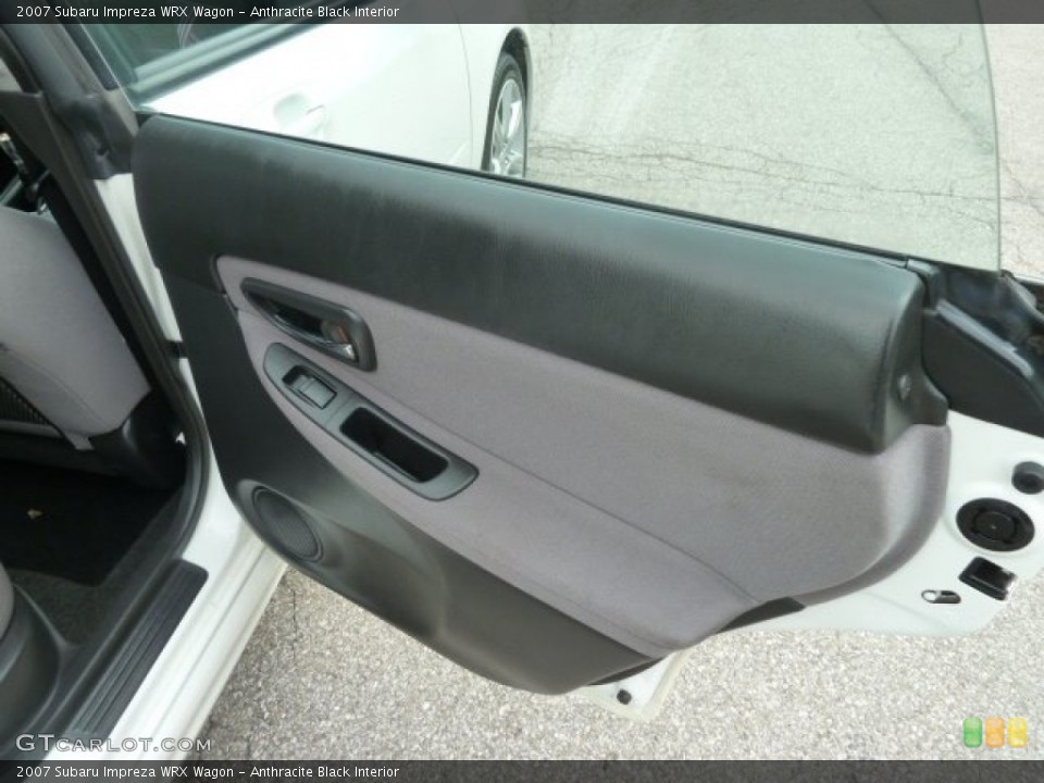 Anthracite Black Interior Door Panel for the 2007 Subaru Impreza WRX Wagon #64861235