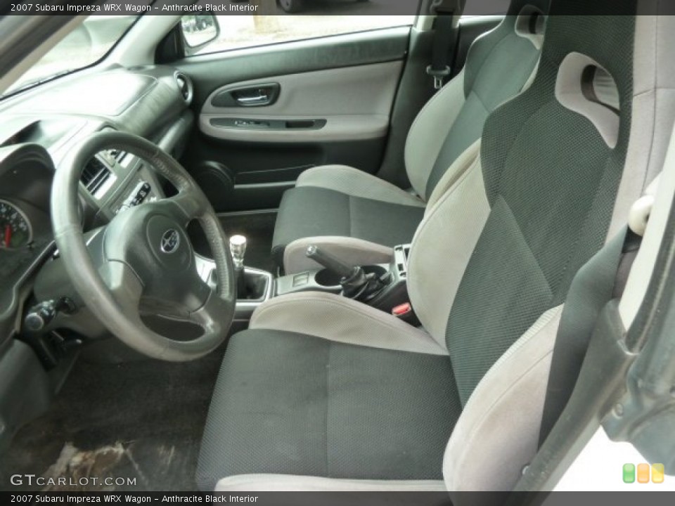 Anthracite Black Interior Photo for the 2007 Subaru Impreza WRX Wagon #64861241