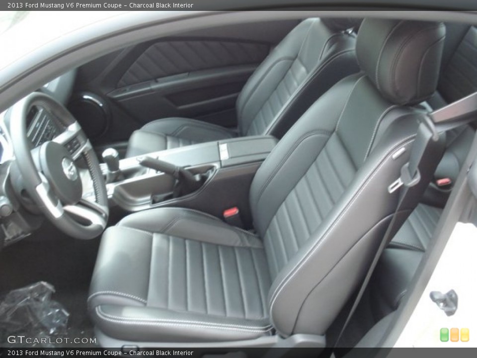 Charcoal Black Interior Photo for the 2013 Ford Mustang V6 Premium Coupe #64863848
