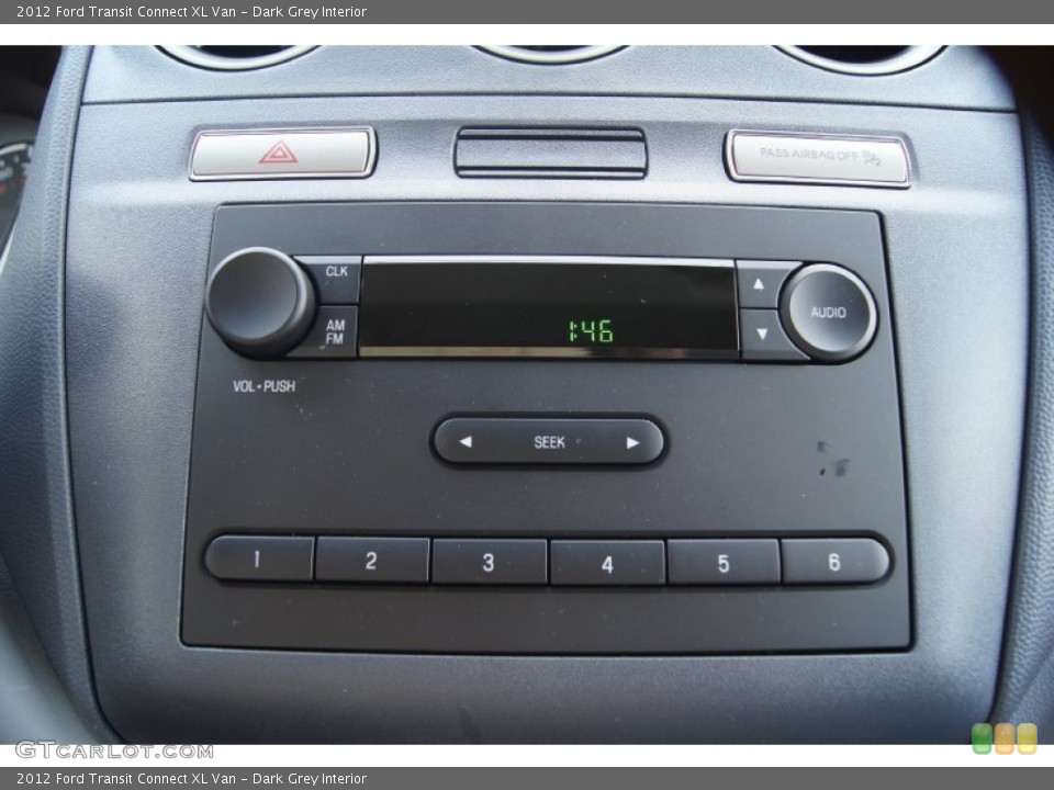 Dark Grey Interior Controls for the 2012 Ford Transit Connect XL Van #64868349