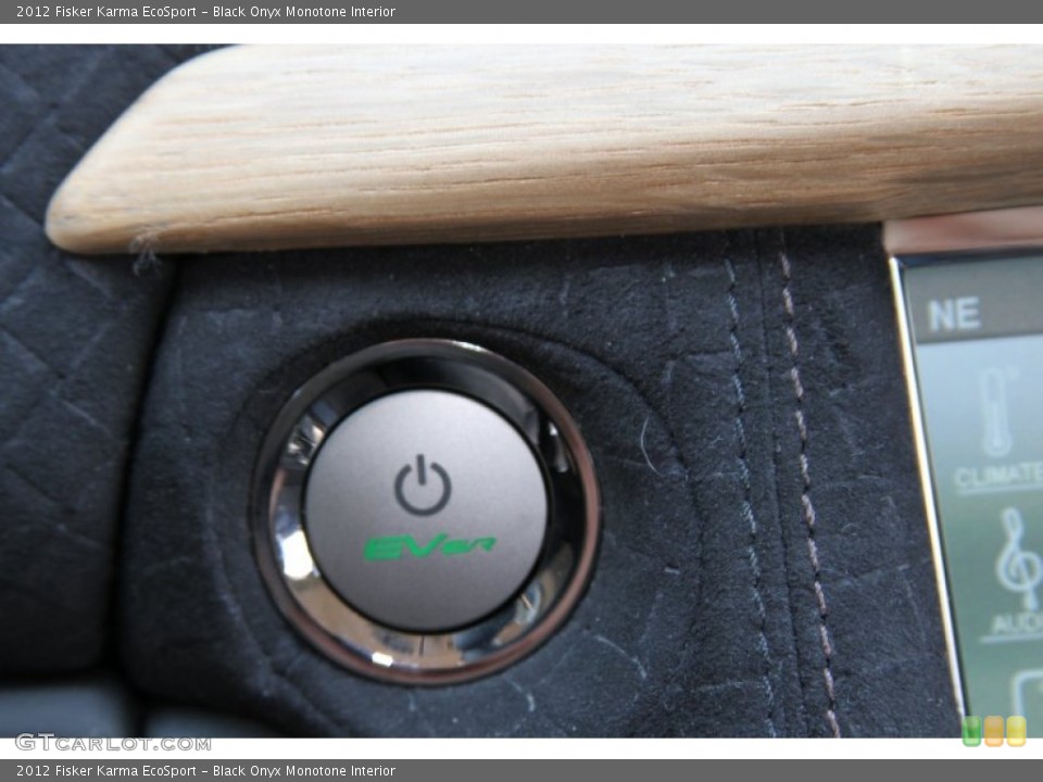 Black Onyx Monotone Interior Controls for the 2012 Fisker Karma EcoSport #64870973