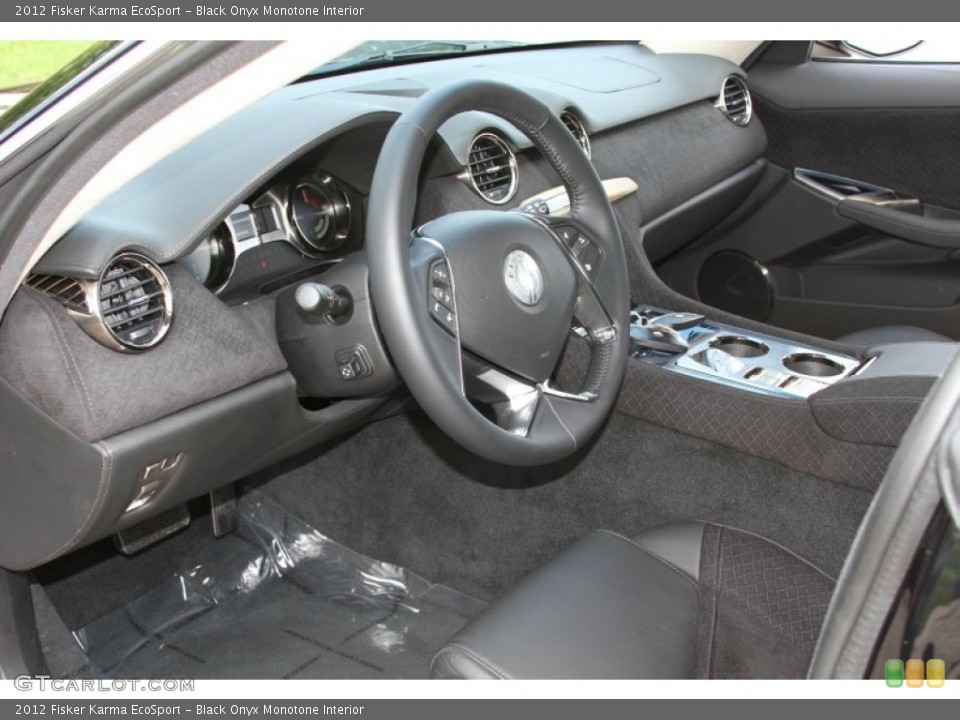Black Onyx Monotone Interior Dashboard for the 2012 Fisker Karma EcoSport #64871153