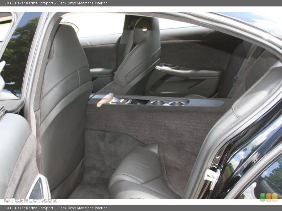 Black Onyx Monotone Interior Rear Seat for the 2012 Fisker Karma EcoSport #64871219