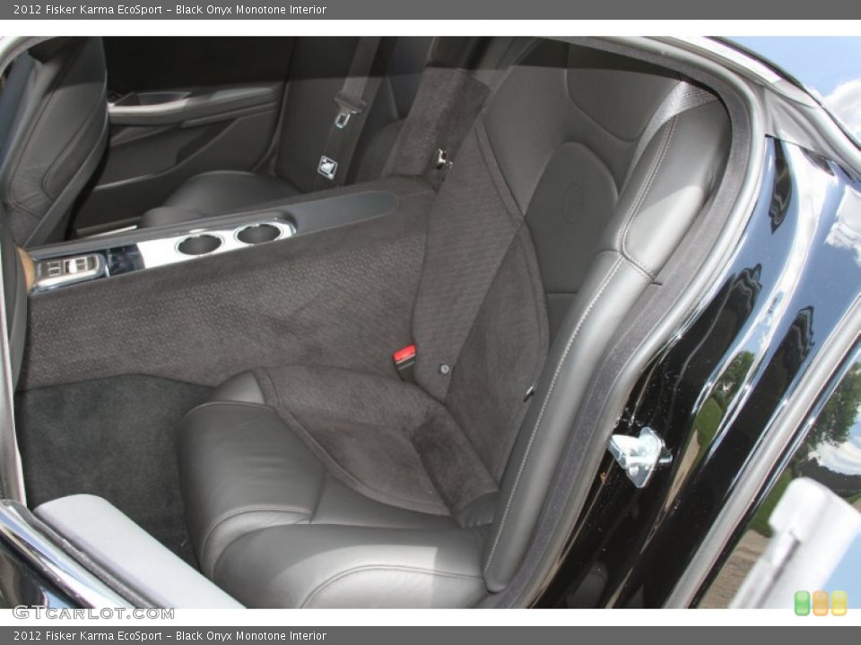 Black Onyx Monotone Interior Rear Seat for the 2012 Fisker Karma EcoSport #64871246