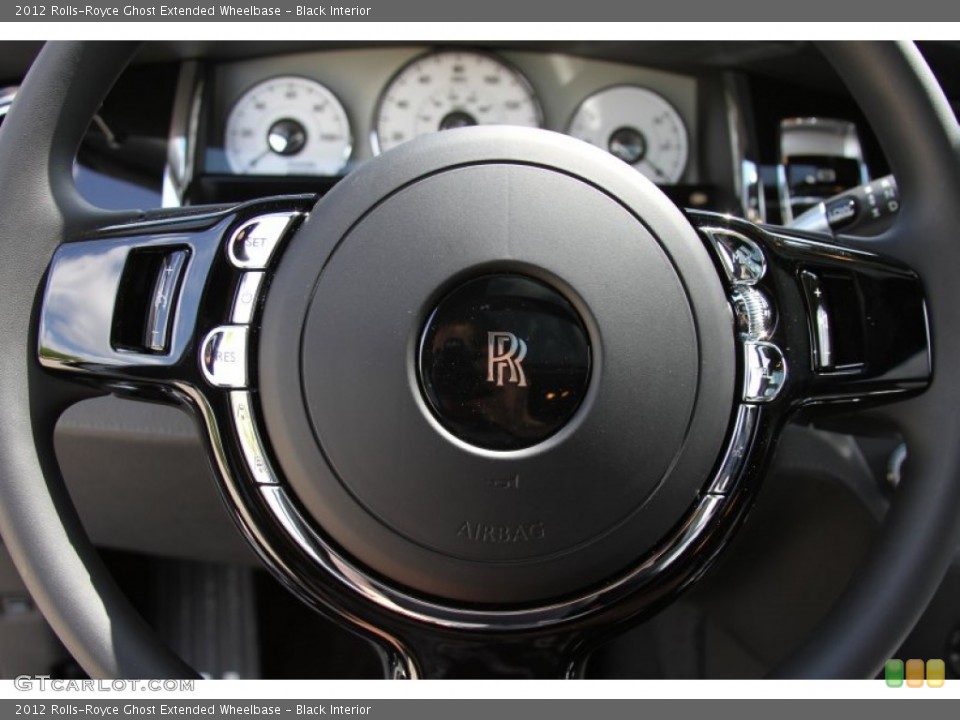 Black Interior Steering Wheel for the 2012 Rolls-Royce Ghost Extended Wheelbase #64871759