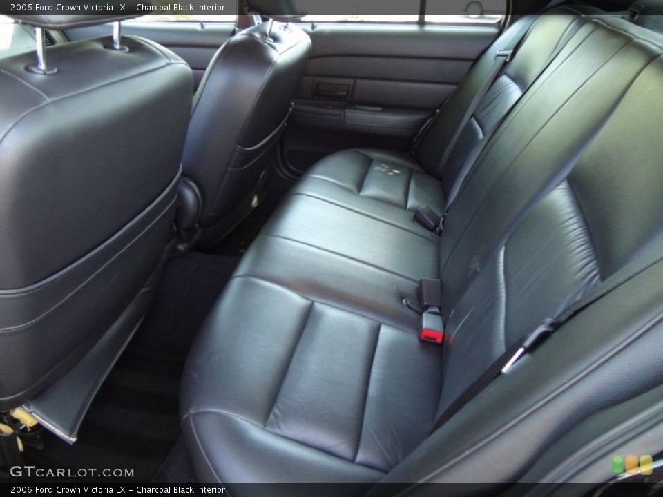 Charcoal Black Interior Rear Seat For The 2006 Ford Crown