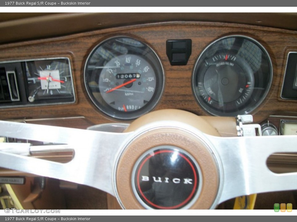 Buckskin Interior Gauges for the 1977 Buick Regal S/R Coupe #64878292