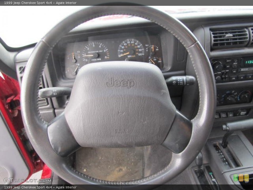 Agate Interior Steering Wheel for the 1999 Jeep Cherokee Sport 4x4 #64879187