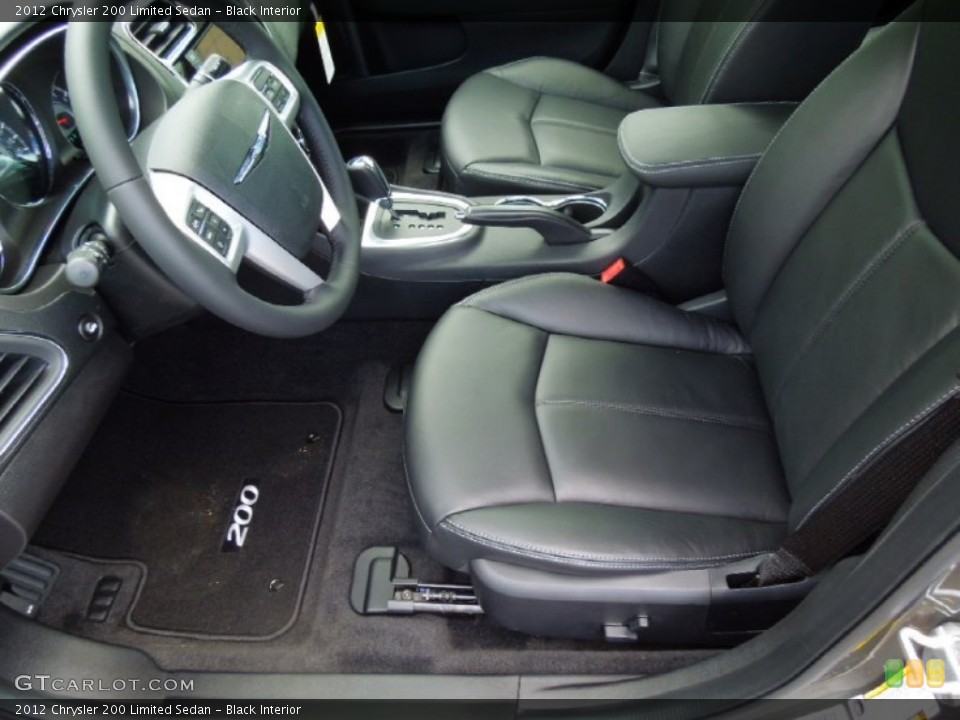 Black Interior Photo for the 2012 Chrysler 200 Limited Sedan #64881971