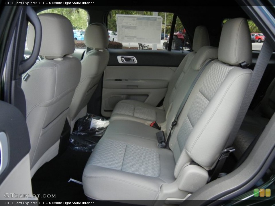 Medium Light Stone Interior Rear Seat for the 2013 Ford Explorer XLT #64888631