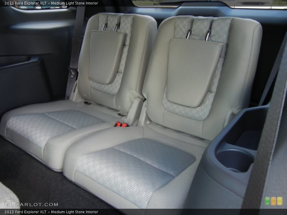 Medium Light Stone Interior Rear Seat for the 2013 Ford Explorer XLT #64888639