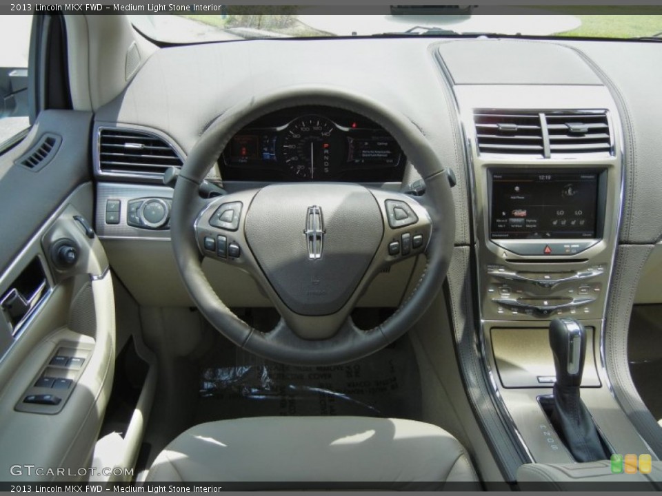 Medium Light Stone Interior Dashboard for the 2013 Lincoln MKX FWD #64888871