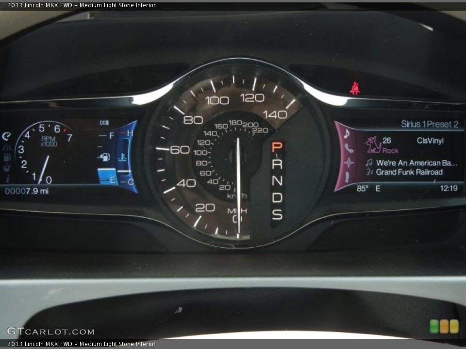 Medium Light Stone Interior Gauges for the 2013 Lincoln MKX FWD #64888883