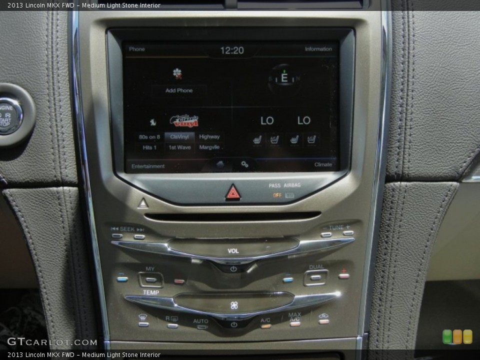 Medium Light Stone Interior Controls for the 2013 Lincoln MKX FWD #64888890