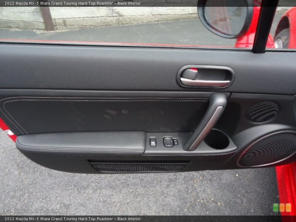 Black Interior Door Panel for the 2012 Mazda MX-5 Miata Grand Touring Hard Top Roadster #64890618