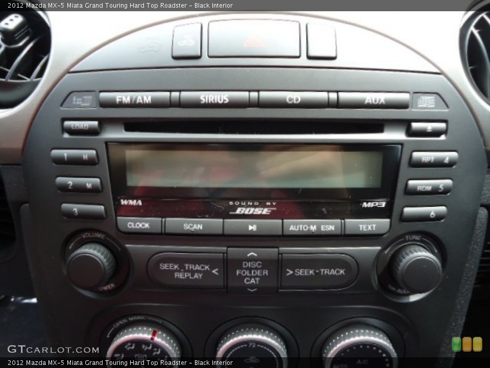 Black Interior Audio System for the 2012 Mazda MX-5 Miata Grand Touring Hard Top Roadster #64890659