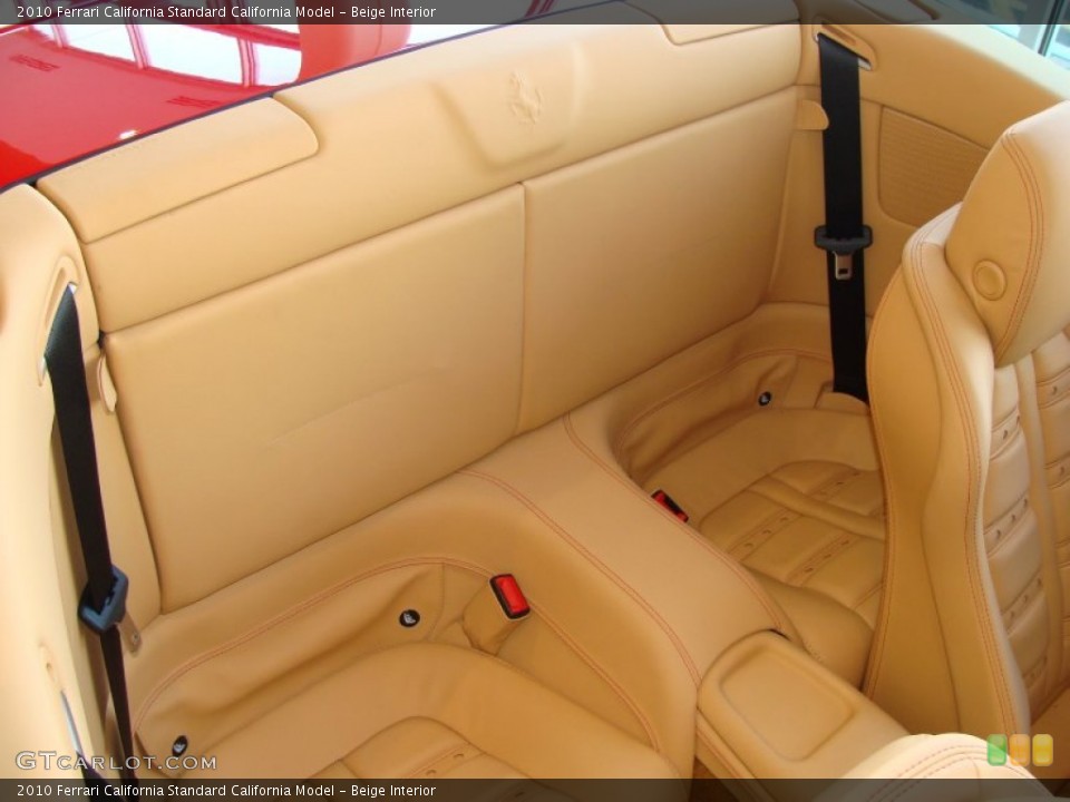 Beige Interior Rear Seat for the 2010 Ferrari California  #64902611