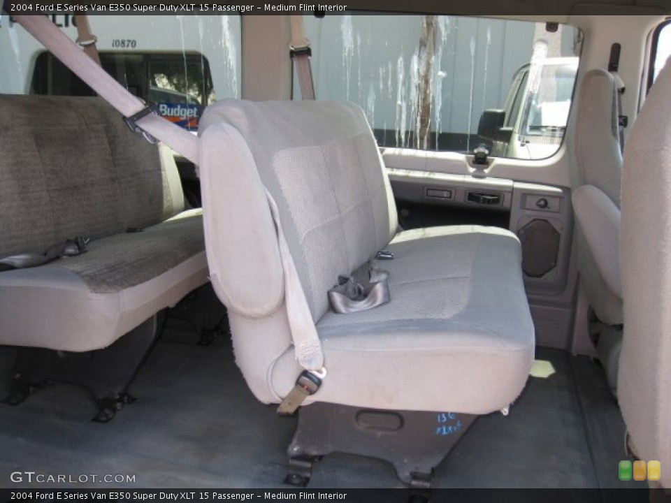 Medium Flint Interior Rear Seat for the 2004 Ford E Series Van E350 Super Duty XLT 15 Passenger #64903163