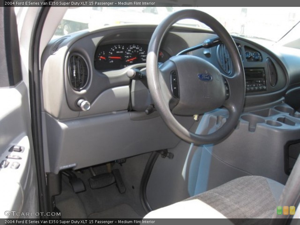 Medium Flint Interior Dashboard for the 2004 Ford E Series Van E350 Super Duty XLT 15 Passenger #64903192