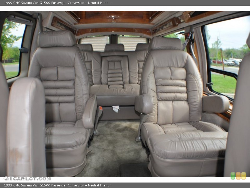 Neutral Interior Rear Seat for the 1999 GMC Savana Van G1500 Passenger Conversion #64903199