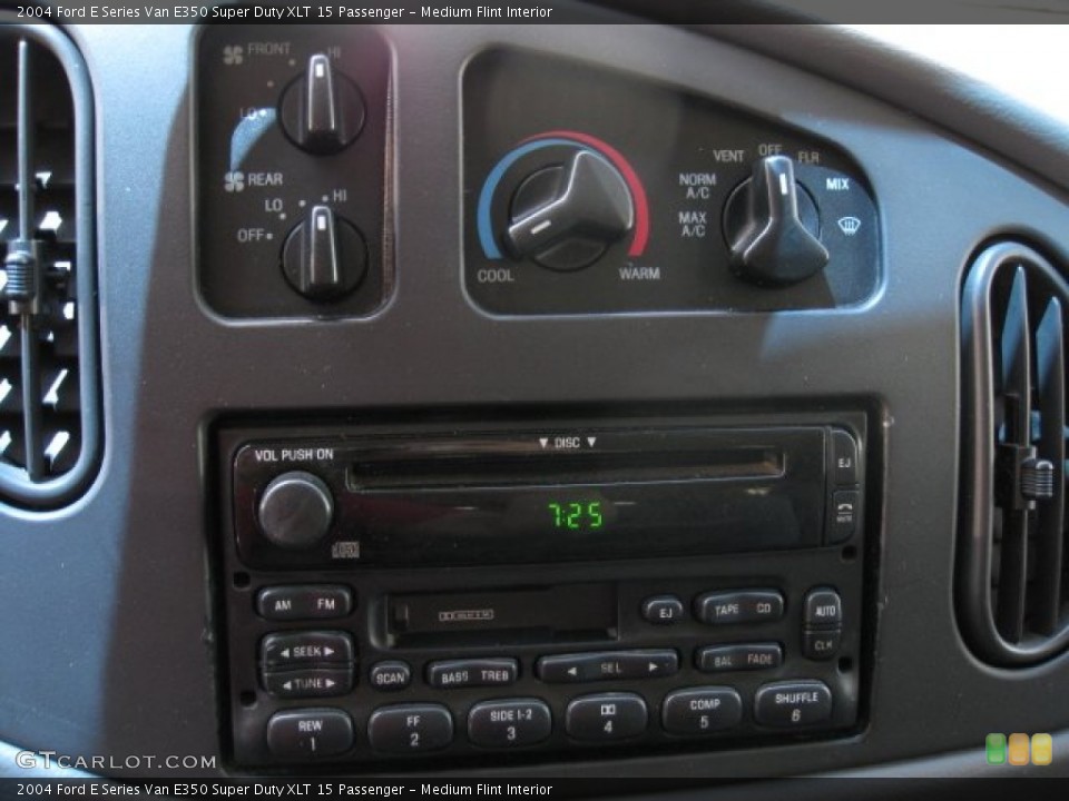 Medium Flint Interior Controls for the 2004 Ford E Series Van E350 Super Duty XLT 15 Passenger #64903202