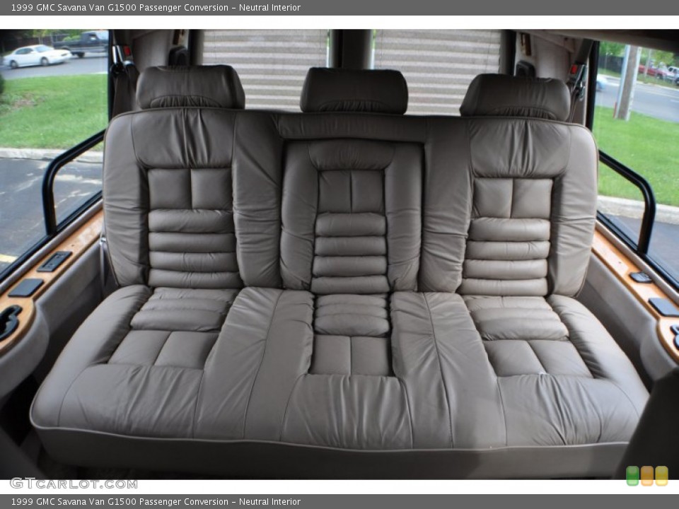 Neutral Interior Rear Seat for the 1999 GMC Savana Van G1500 Passenger Conversion #64903249