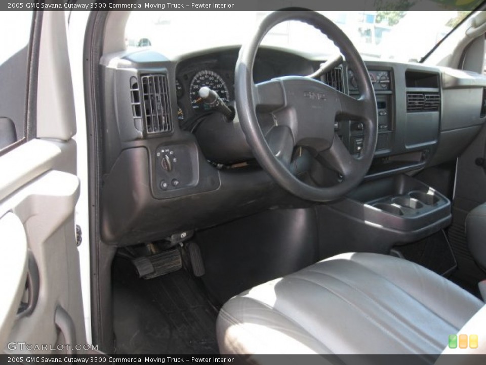 Pewter Interior Dashboard for the 2005 GMC Savana Cutaway 3500 Commercial Moving Truck #64903298