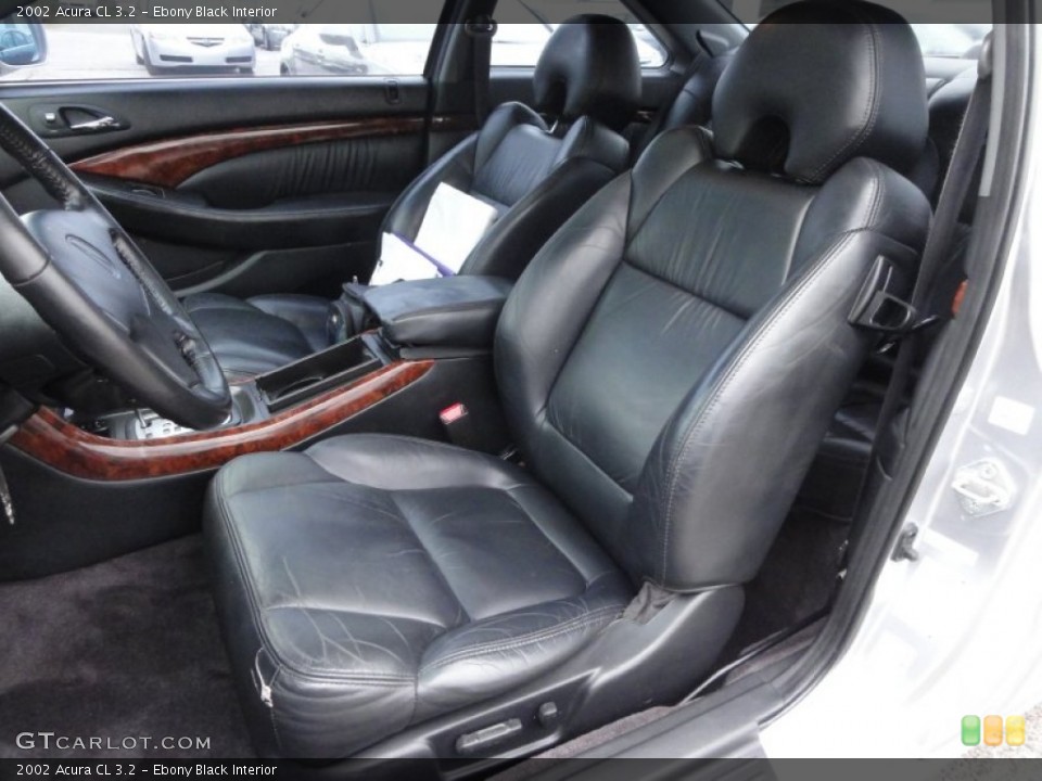 Ebony Black Interior Front Seat for the 2002 Acura CL 3.2 #64905171