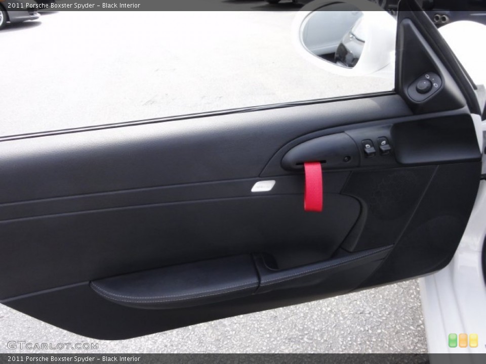 Black Interior Door Panel for the 2011 Porsche Boxster Spyder #64907906