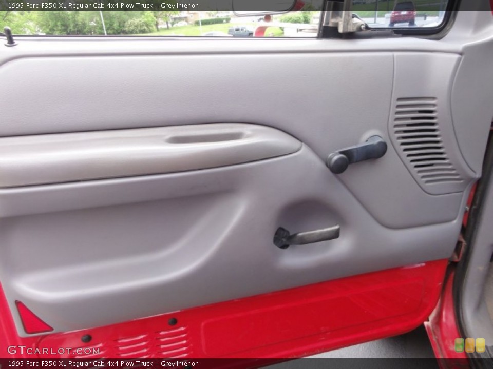 Grey Interior Door Panel for the 1995 Ford F350 XL Regular Cab 4x4 Plow Truck #64911059