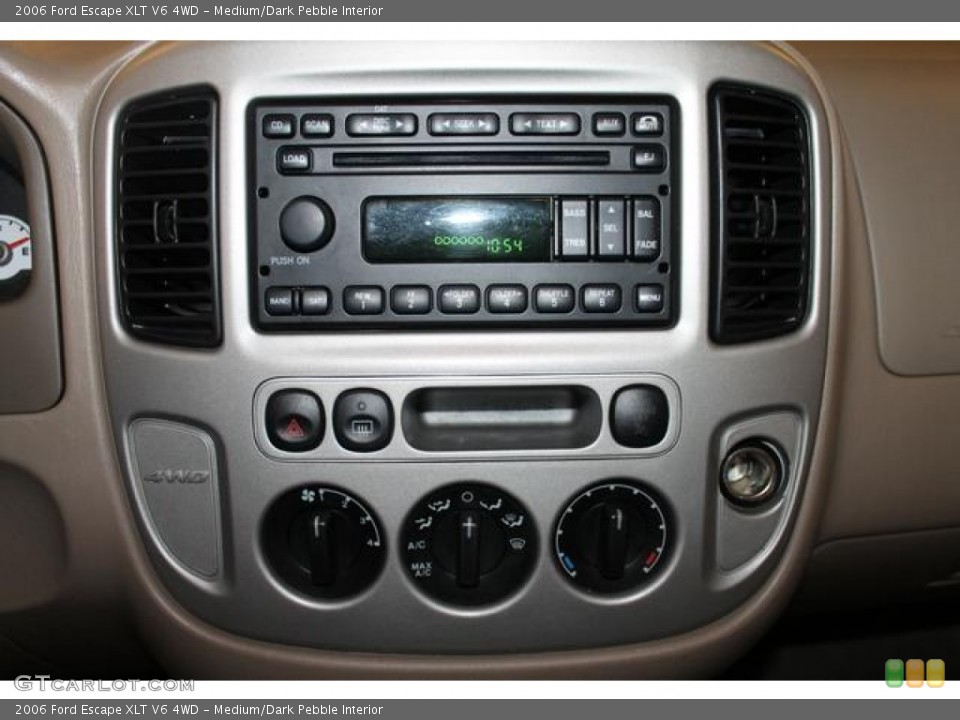 Medium/Dark Pebble Interior Controls for the 2006 Ford Escape XLT V6 4WD #64914633