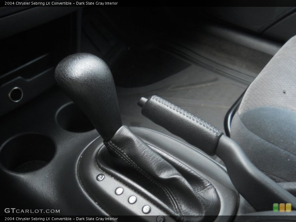Dark Slate Gray Interior Transmission for the 2004 Chrysler Sebring LX Convertible #64916388