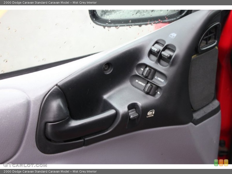 Mist Grey Interior Controls for the 2000 Dodge Caravan  #64916988
