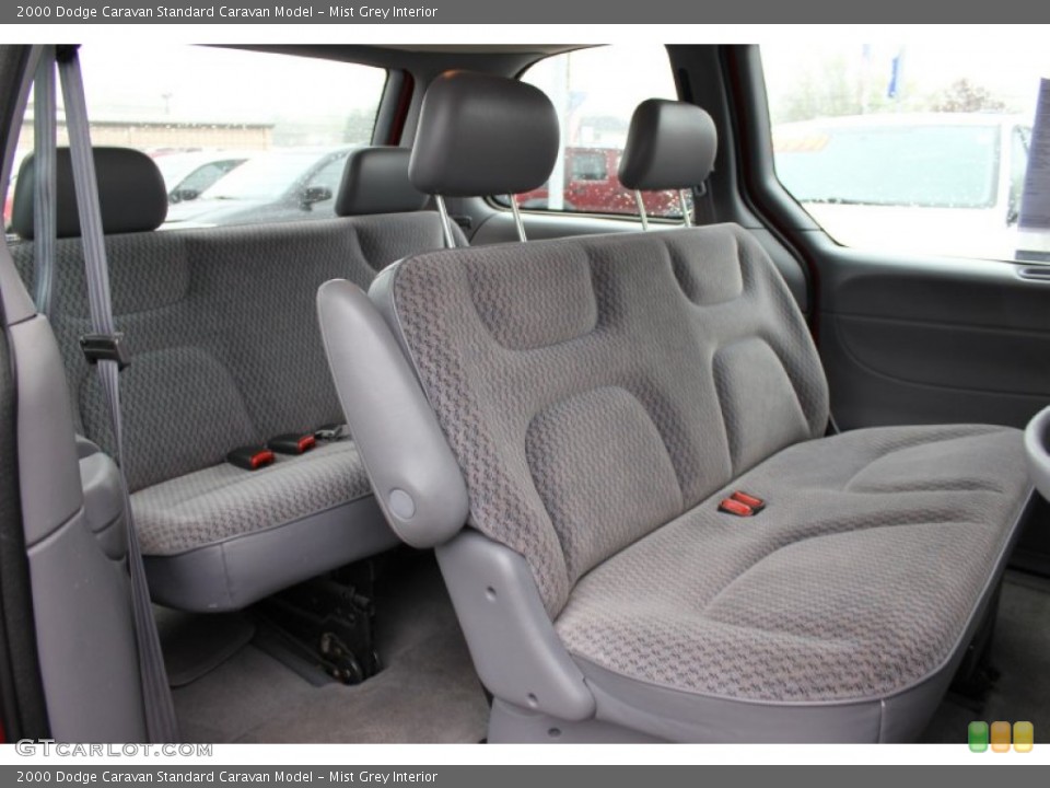 Mist Grey Interior Rear Seat For The 2000 Dodge Caravan