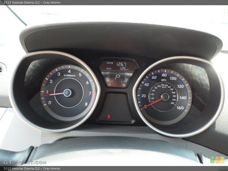Gray Interior Gauges for the 2013 Hyundai Elantra GLS #64922999