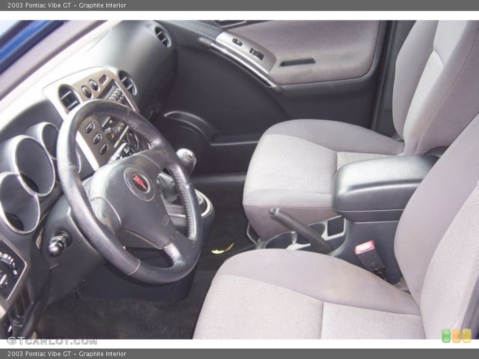 Graphite Interior Photo for the 2003 Pontiac Vibe GT #64926751