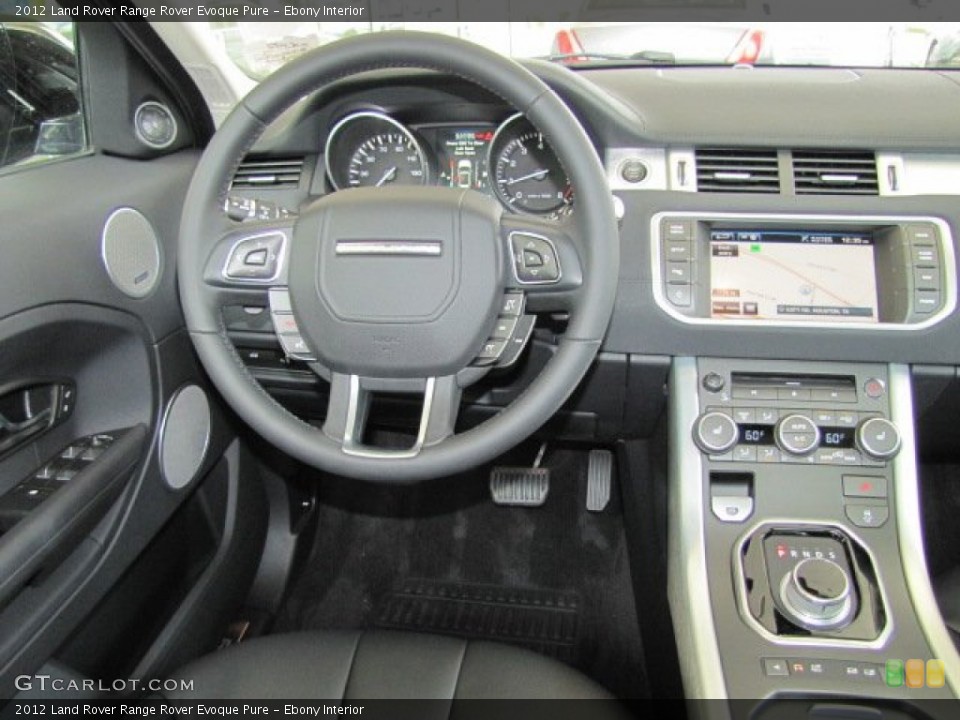 Ebony Interior Dashboard for the 2012 Land Rover Range Rover Evoque Pure #64929763