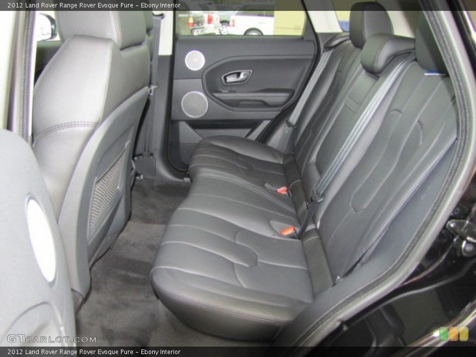 Ebony Interior Photo for the 2012 Land Rover Range Rover Evoque Pure #64929772