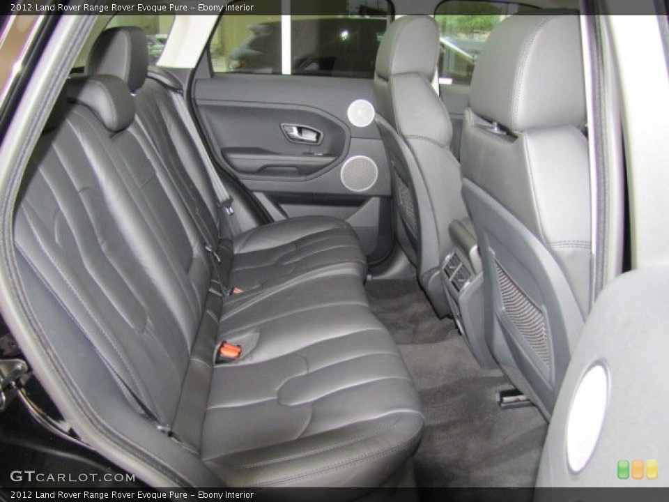 Ebony Interior Photo for the 2012 Land Rover Range Rover Evoque Pure #64929848