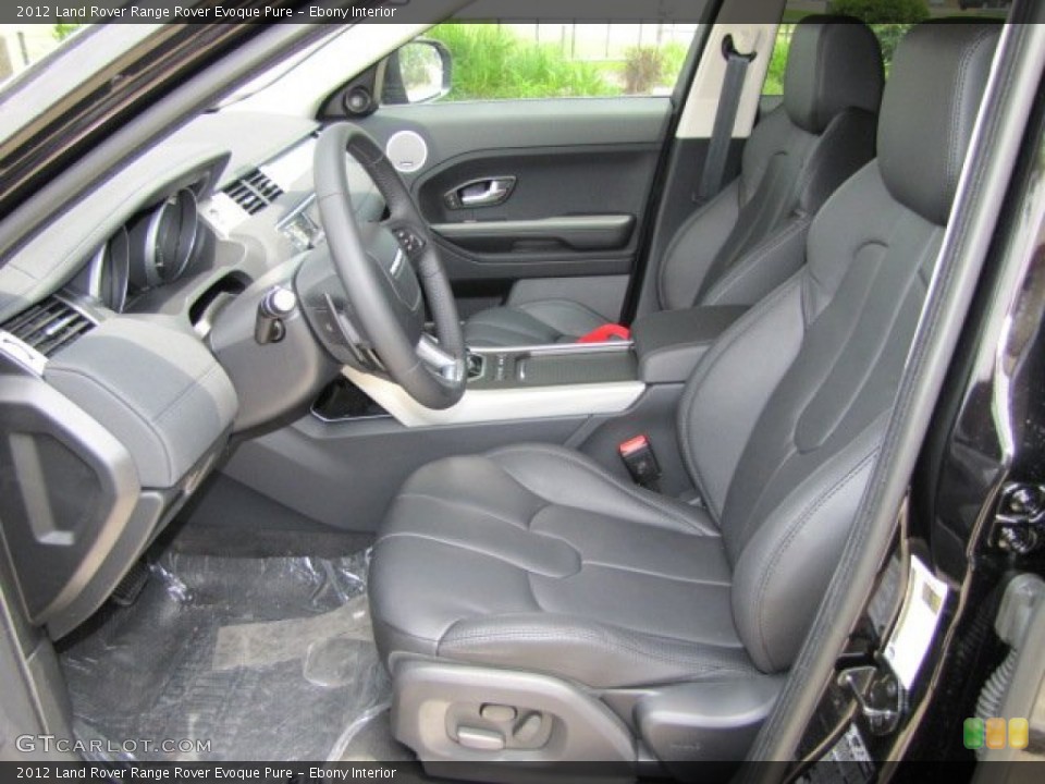 Ebony Interior Photo for the 2012 Land Rover Range Rover Evoque Pure #64929904