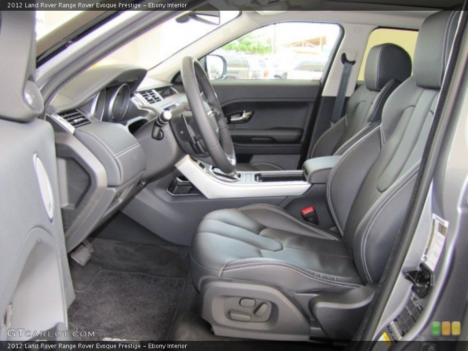 Ebony Interior Photo for the 2012 Land Rover Range Rover Evoque Prestige #64930156