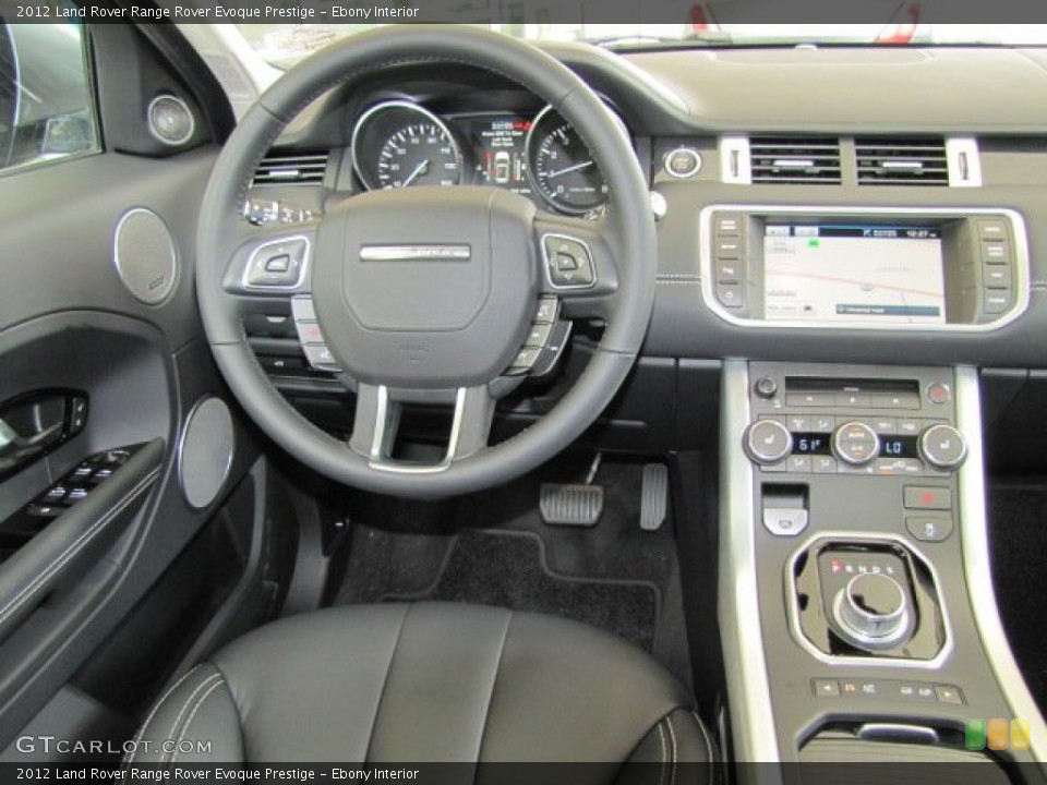 Ebony Interior Dashboard for the 2012 Land Rover Range Rover Evoque Prestige #64930165