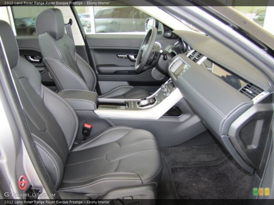 Ebony Interior Photo for the 2012 Land Rover Range Rover Evoque Prestige #64930249