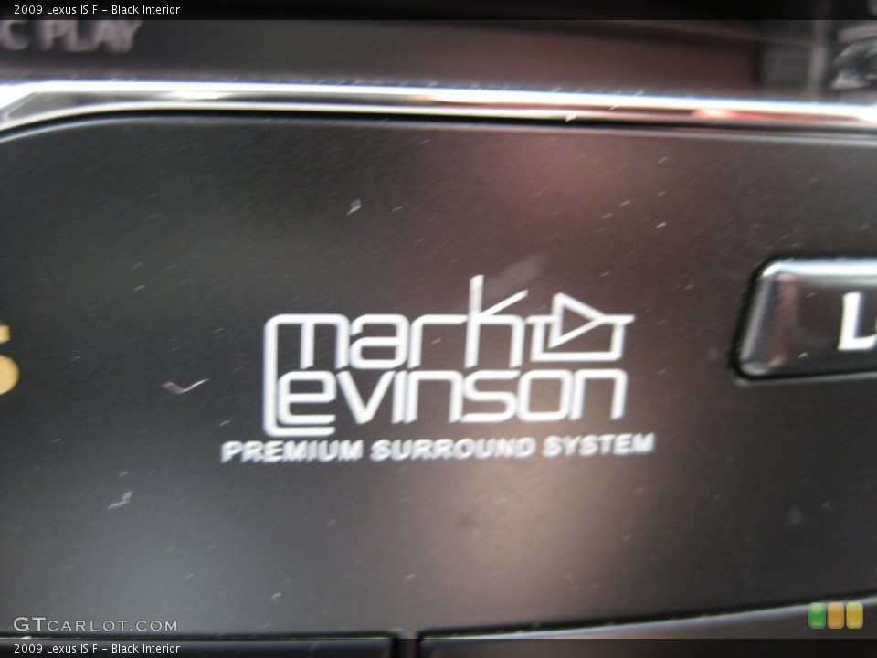 Black Interior Audio System for the 2009 Lexus IS F #64932241