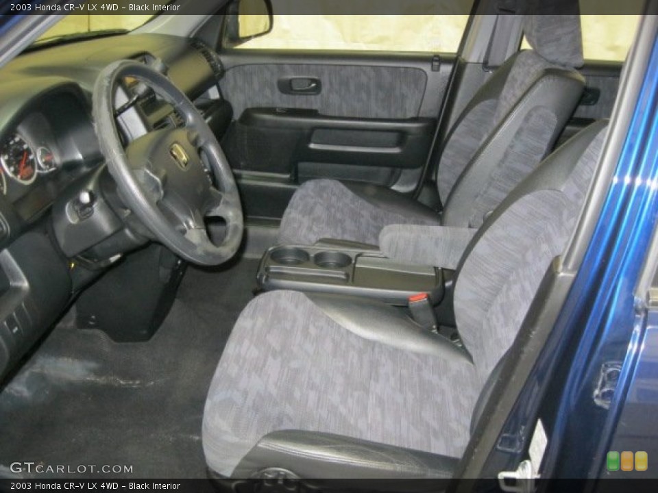 Black Interior Photo for the 2003 Honda CR-V LX 4WD #64934968