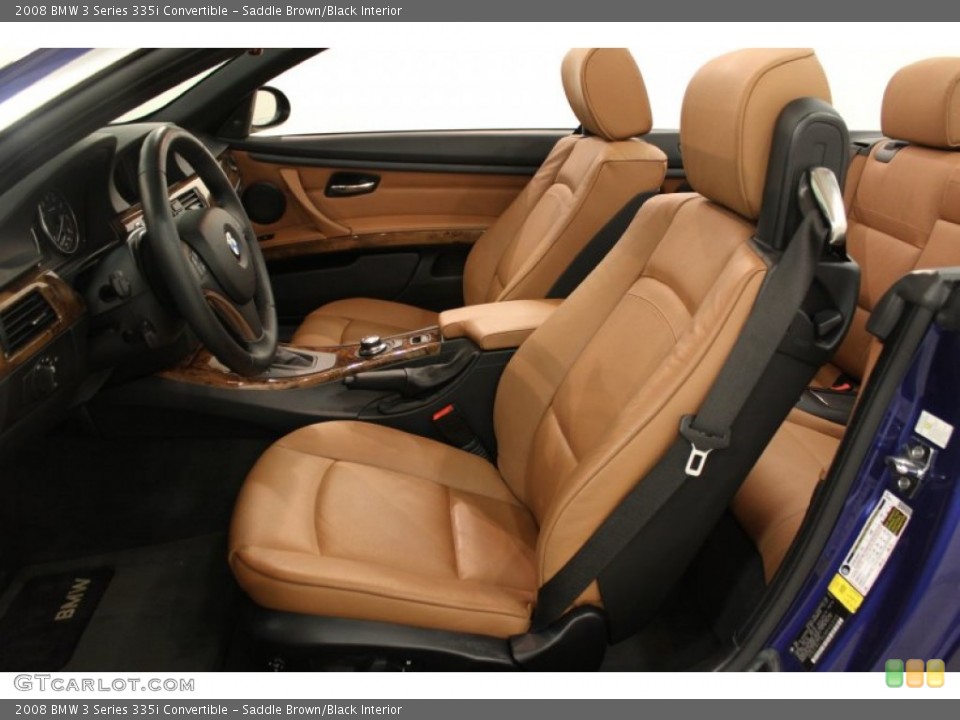 Saddle Brown/Black Interior Photo for the 2008 BMW 3 Series 335i Convertible #64939521