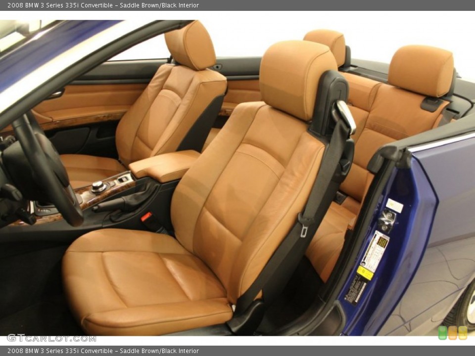 Saddle Brown/Black Interior Photo for the 2008 BMW 3 Series 335i Convertible #64939528