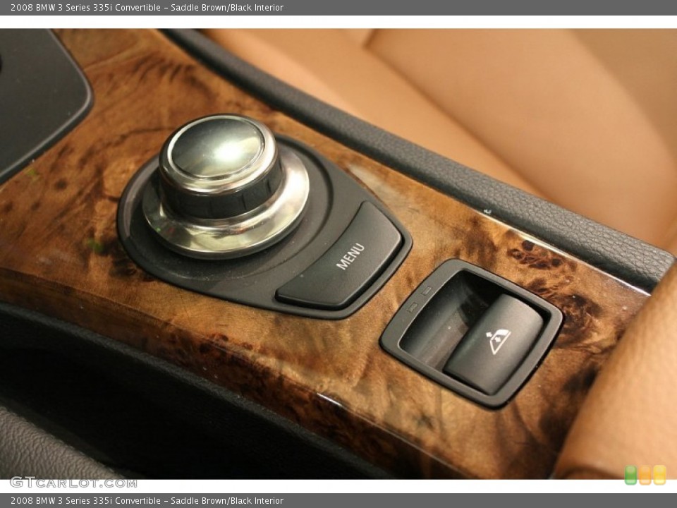 Saddle Brown/Black Interior Controls for the 2008 BMW 3 Series 335i Convertible #64939624