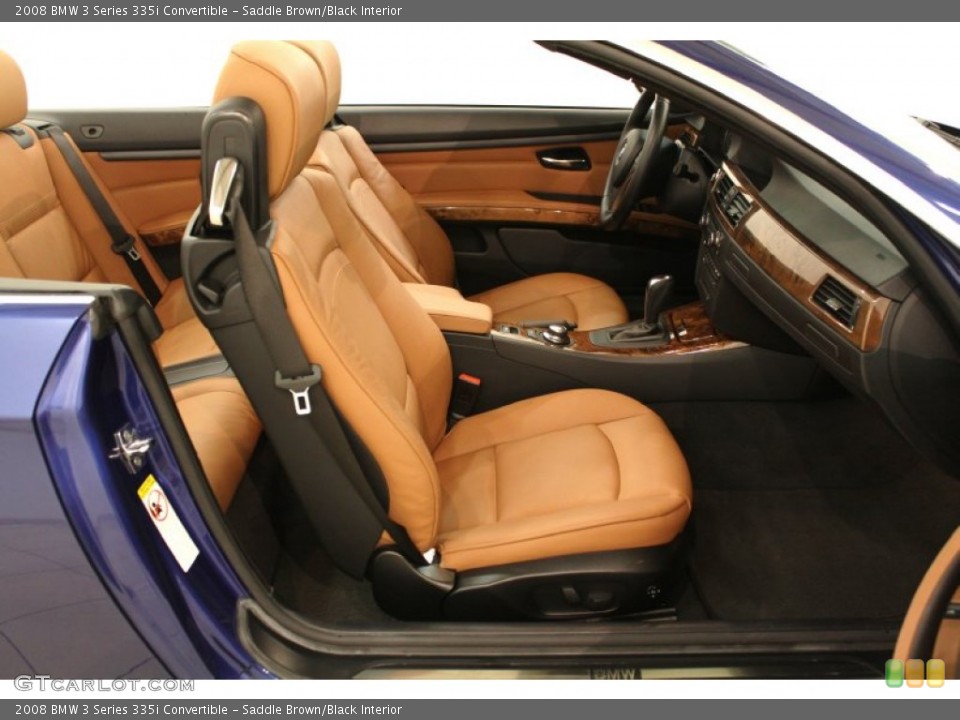 Saddle Brown/Black Interior Photo for the 2008 BMW 3 Series 335i Convertible #64939651